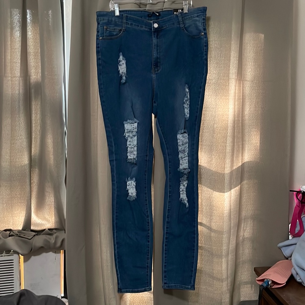 2x fashion nova jeans